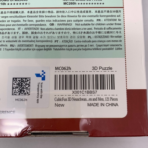 Family Fun CubicFun Neuschwanstein Castle 3D Puzzle Sealed with 121 Pieces NEW - Picture 6 of 10